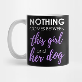 Girl and her dog Mug